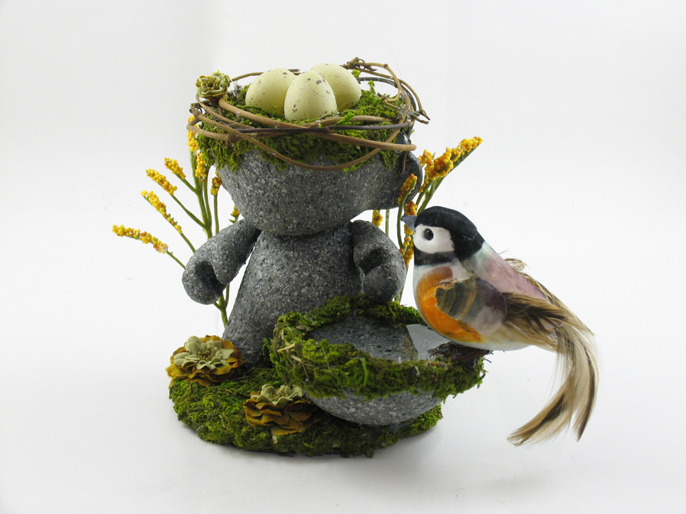 Custom Egg-Head Munny by Meagan VanBurkleo